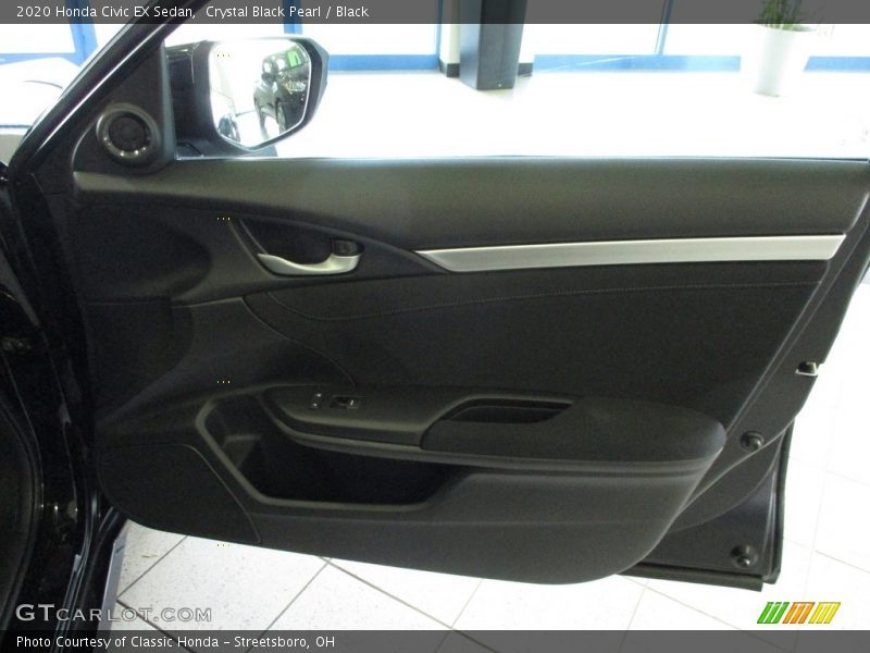 Crystal Black Pearl / Black 2020 Honda Civic EX Sedan
