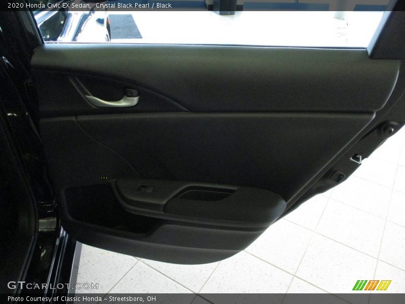 Crystal Black Pearl / Black 2020 Honda Civic EX Sedan