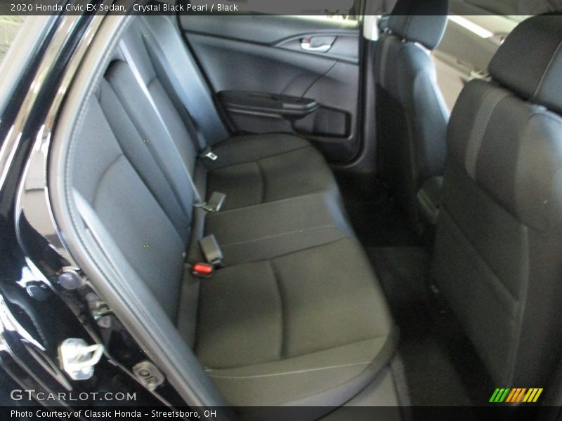 Crystal Black Pearl / Black 2020 Honda Civic EX Sedan
