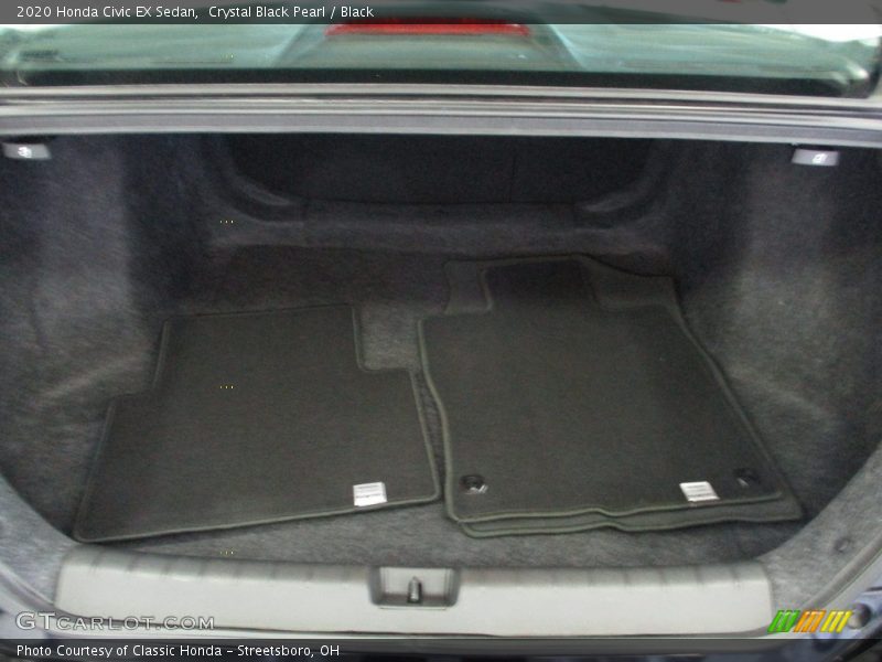 Crystal Black Pearl / Black 2020 Honda Civic EX Sedan