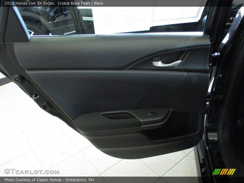 Crystal Black Pearl / Black 2020 Honda Civic EX Sedan