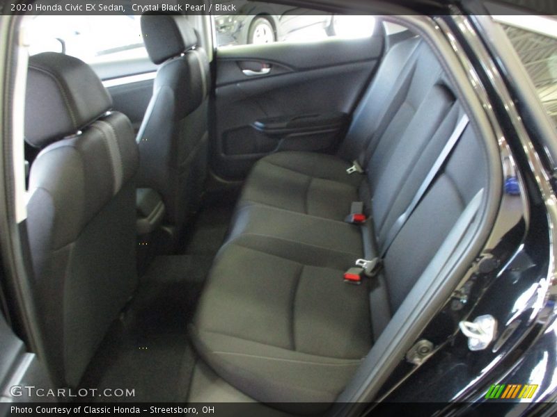 Crystal Black Pearl / Black 2020 Honda Civic EX Sedan