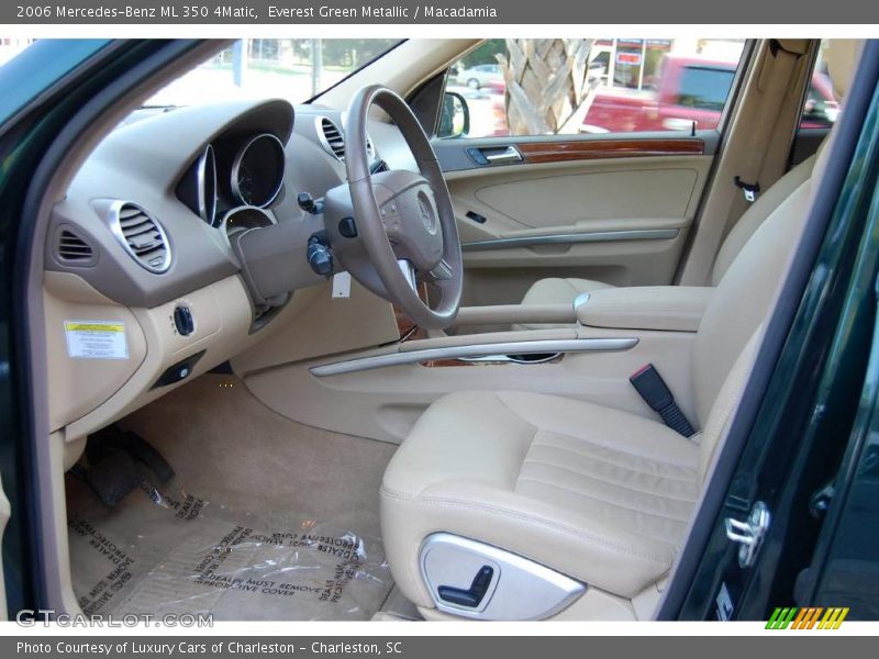 Everest Green Metallic / Macadamia 2006 Mercedes-Benz ML 350 4Matic