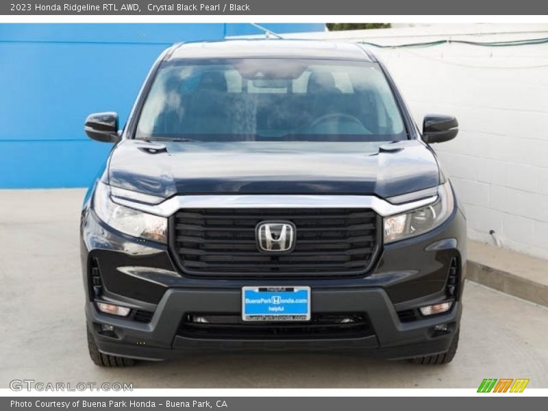 Crystal Black Pearl / Black 2023 Honda Ridgeline RTL AWD
