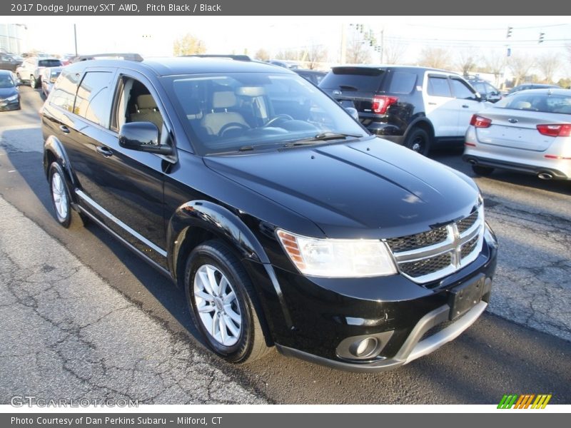 Pitch Black / Black 2017 Dodge Journey SXT AWD
