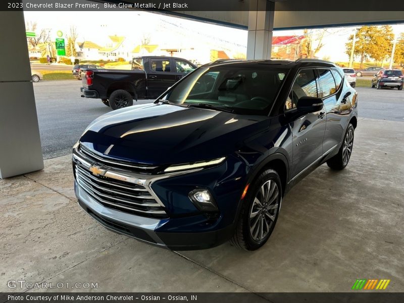 Blue Glow Metallic / Jet Black 2023 Chevrolet Blazer Premier