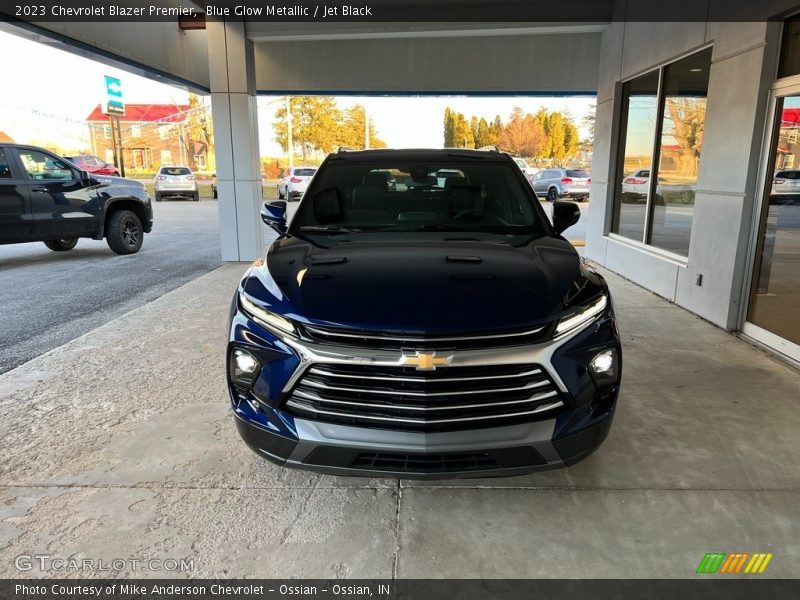 Blue Glow Metallic / Jet Black 2023 Chevrolet Blazer Premier