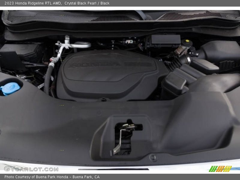 Crystal Black Pearl / Black 2023 Honda Ridgeline RTL AWD