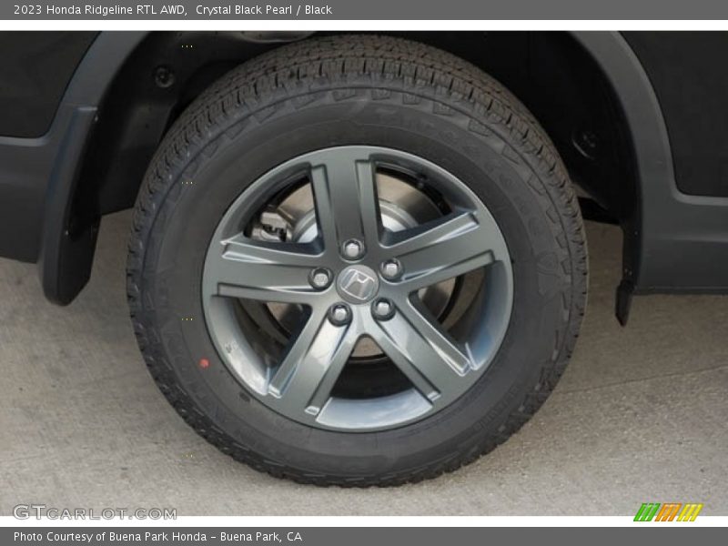Crystal Black Pearl / Black 2023 Honda Ridgeline RTL AWD