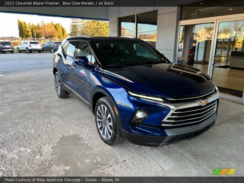 Blue Glow Metallic / Jet Black 2023 Chevrolet Blazer Premier