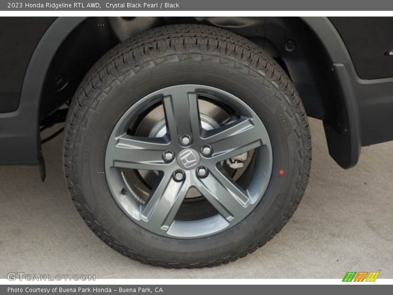 Crystal Black Pearl / Black 2023 Honda Ridgeline RTL AWD