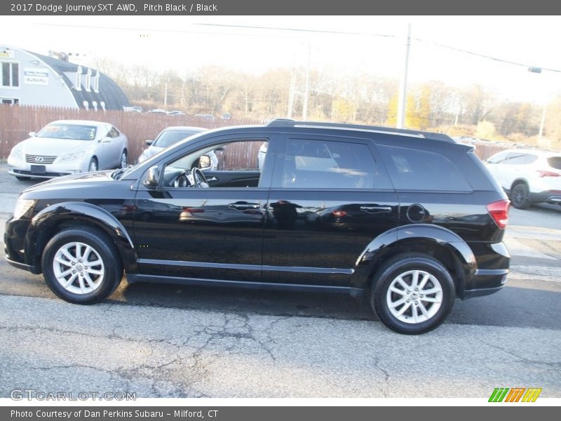 Pitch Black / Black 2017 Dodge Journey SXT AWD