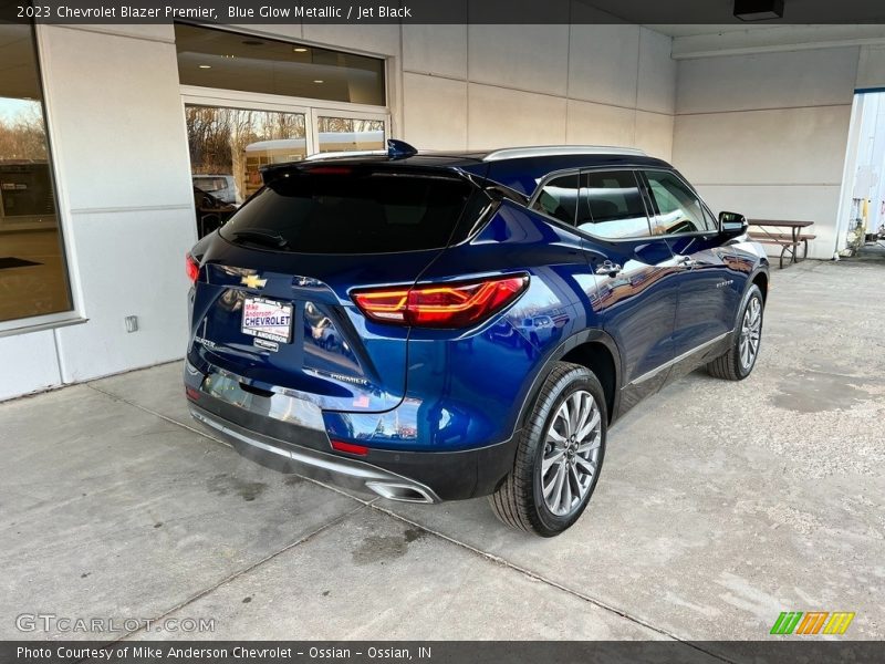 Blue Glow Metallic / Jet Black 2023 Chevrolet Blazer Premier