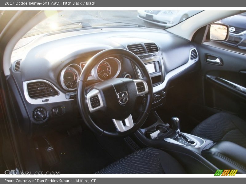 Pitch Black / Black 2017 Dodge Journey SXT AWD