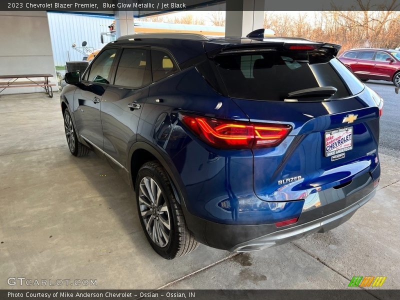 Blue Glow Metallic / Jet Black 2023 Chevrolet Blazer Premier