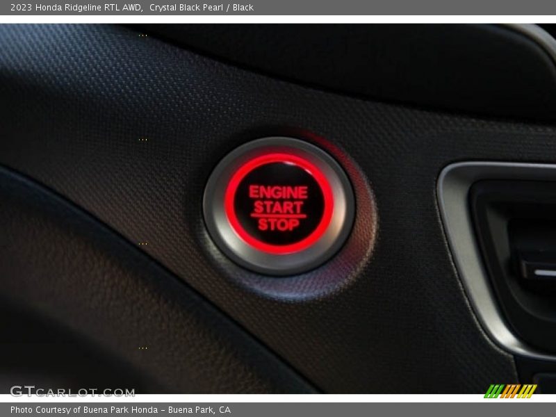 Crystal Black Pearl / Black 2023 Honda Ridgeline RTL AWD