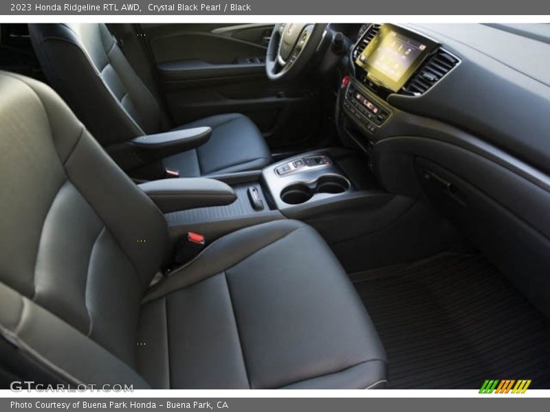 Crystal Black Pearl / Black 2023 Honda Ridgeline RTL AWD