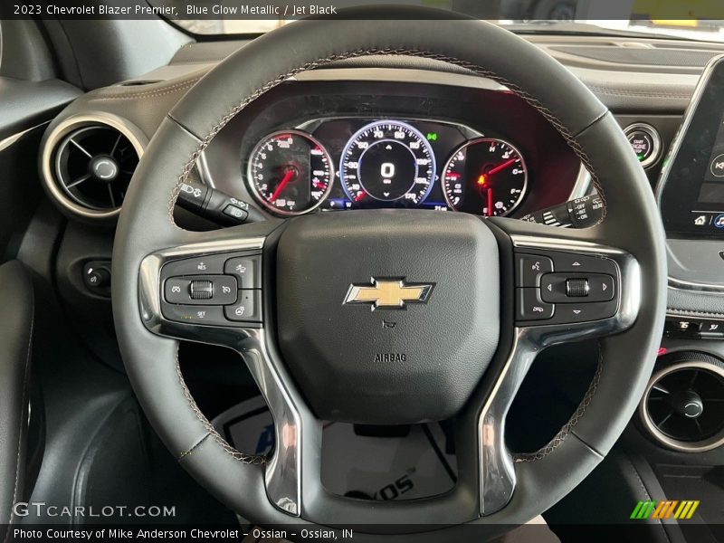 Blue Glow Metallic / Jet Black 2023 Chevrolet Blazer Premier