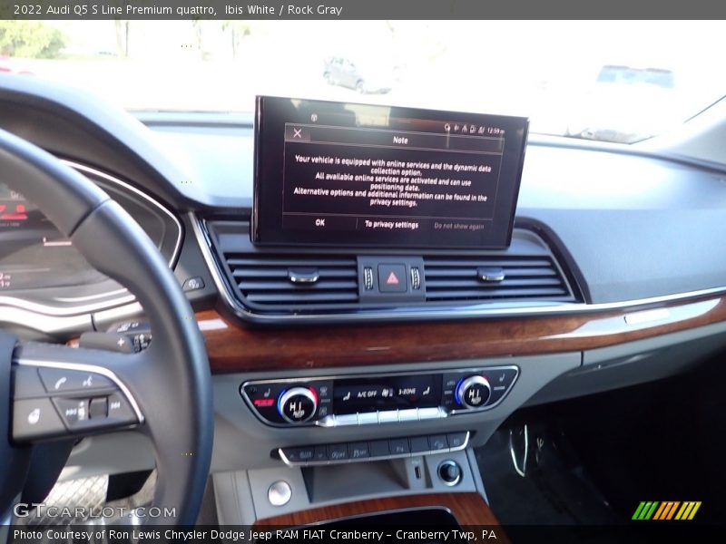 Ibis White / Rock Gray 2022 Audi Q5 S Line Premium quattro