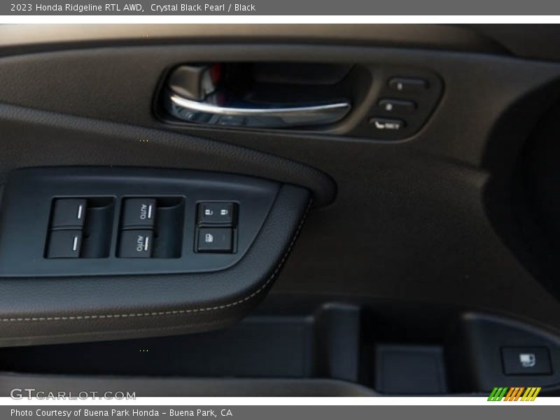 Crystal Black Pearl / Black 2023 Honda Ridgeline RTL AWD