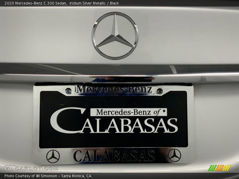 Iridium Silver Metallic / Black 2020 Mercedes-Benz C 300 Sedan
