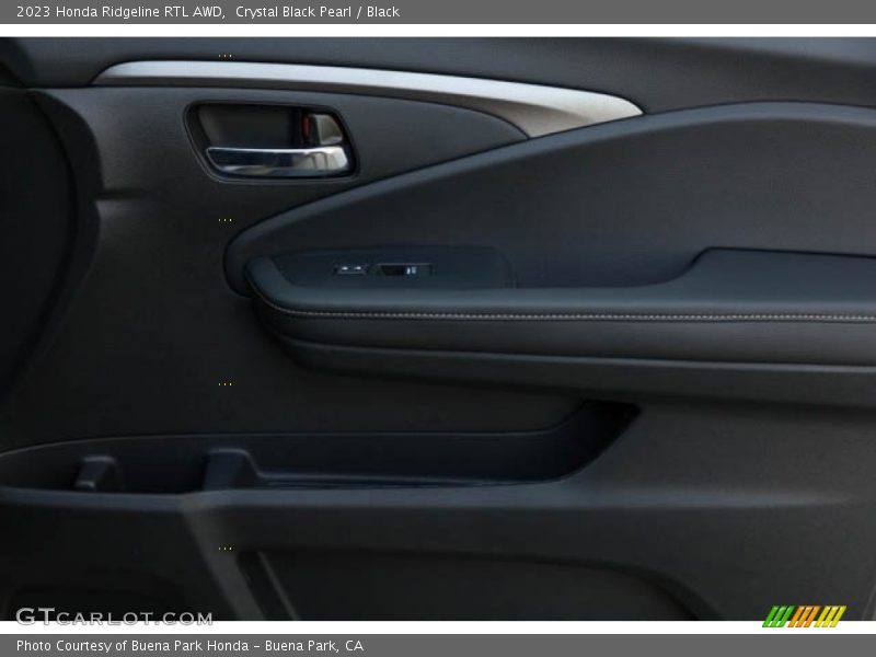 Crystal Black Pearl / Black 2023 Honda Ridgeline RTL AWD