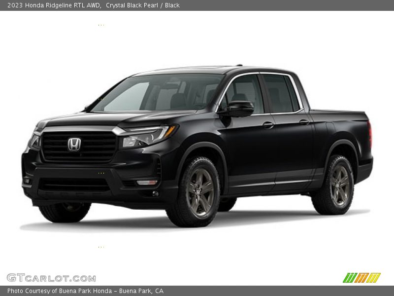 Crystal Black Pearl / Black 2023 Honda Ridgeline RTL AWD