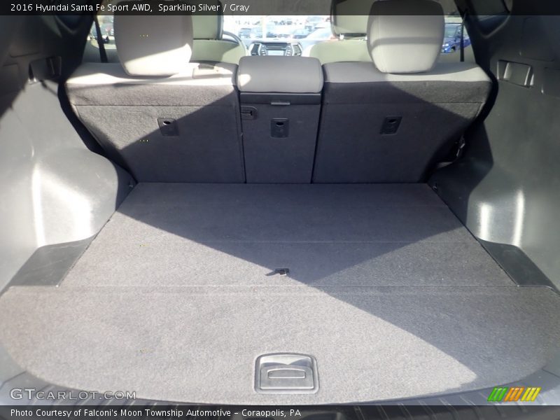 Sparkling Silver / Gray 2016 Hyundai Santa Fe Sport AWD