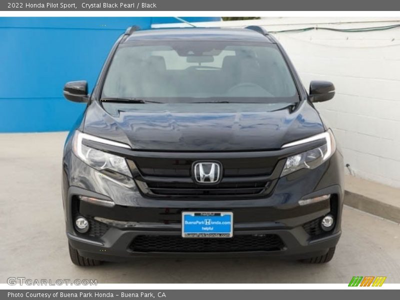 Crystal Black Pearl / Black 2022 Honda Pilot Sport