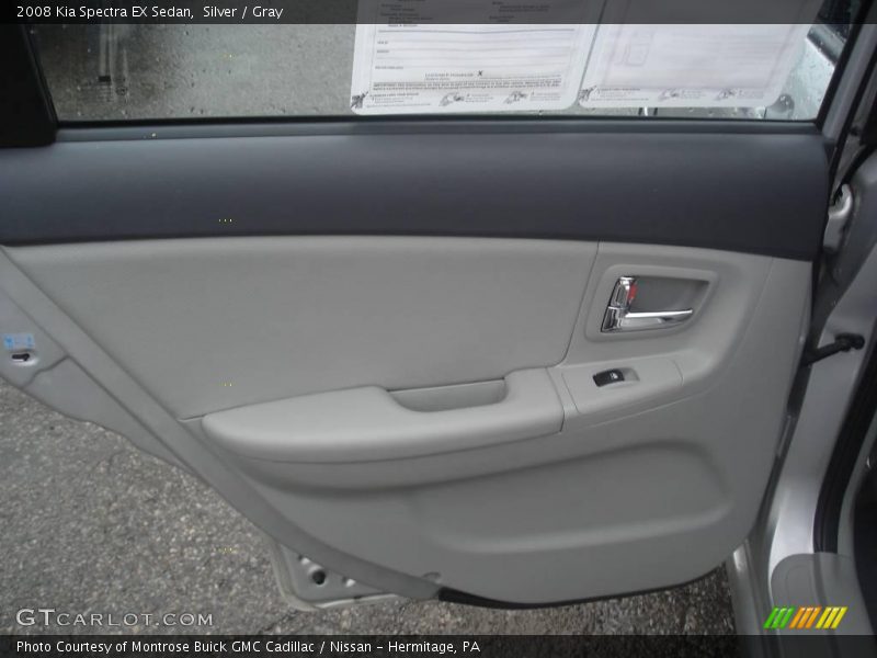 Silver / Gray 2008 Kia Spectra EX Sedan