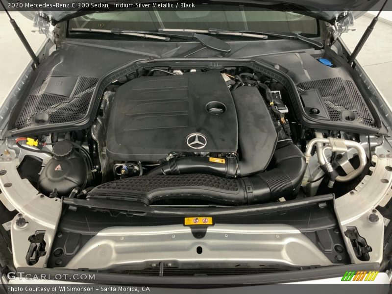 Iridium Silver Metallic / Black 2020 Mercedes-Benz C 300 Sedan