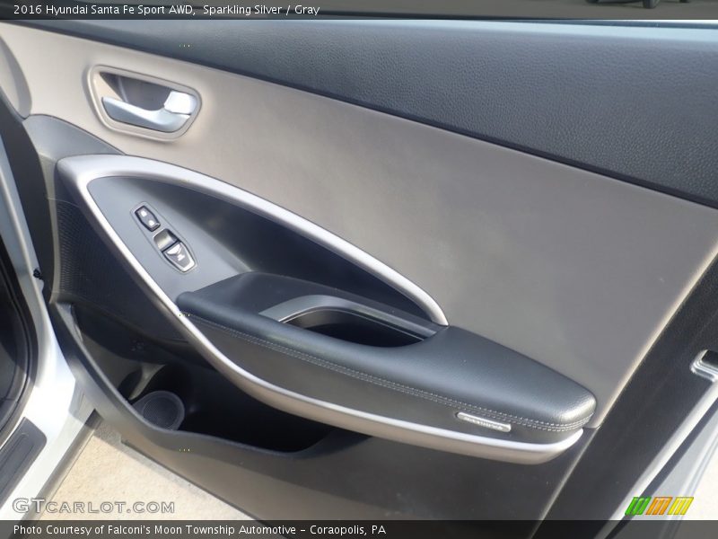 Sparkling Silver / Gray 2016 Hyundai Santa Fe Sport AWD
