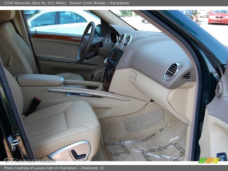 Everest Green Metallic / Macadamia 2006 Mercedes-Benz ML 350 4Matic