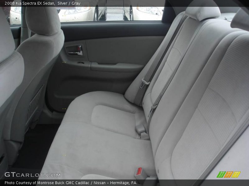 Silver / Gray 2008 Kia Spectra EX Sedan