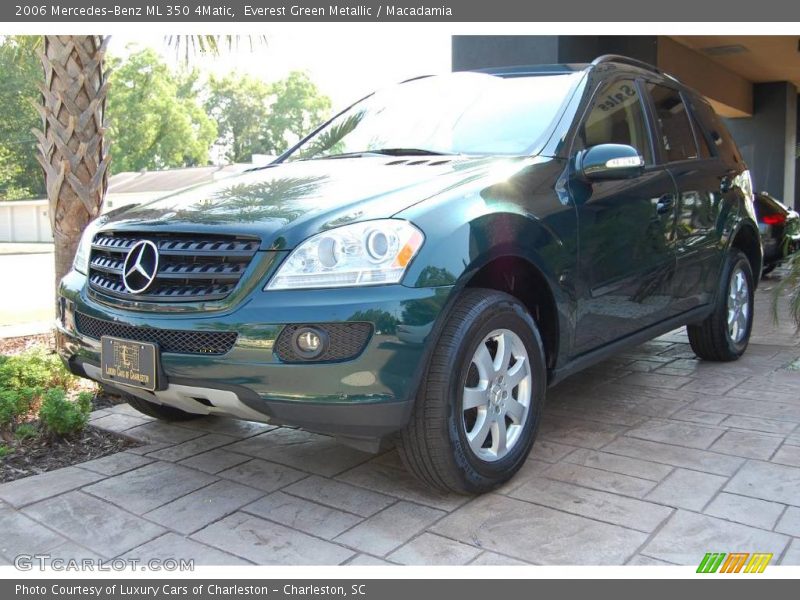 Everest Green Metallic / Macadamia 2006 Mercedes-Benz ML 350 4Matic