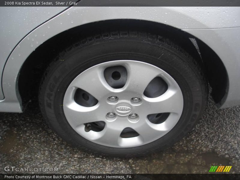 Silver / Gray 2008 Kia Spectra EX Sedan