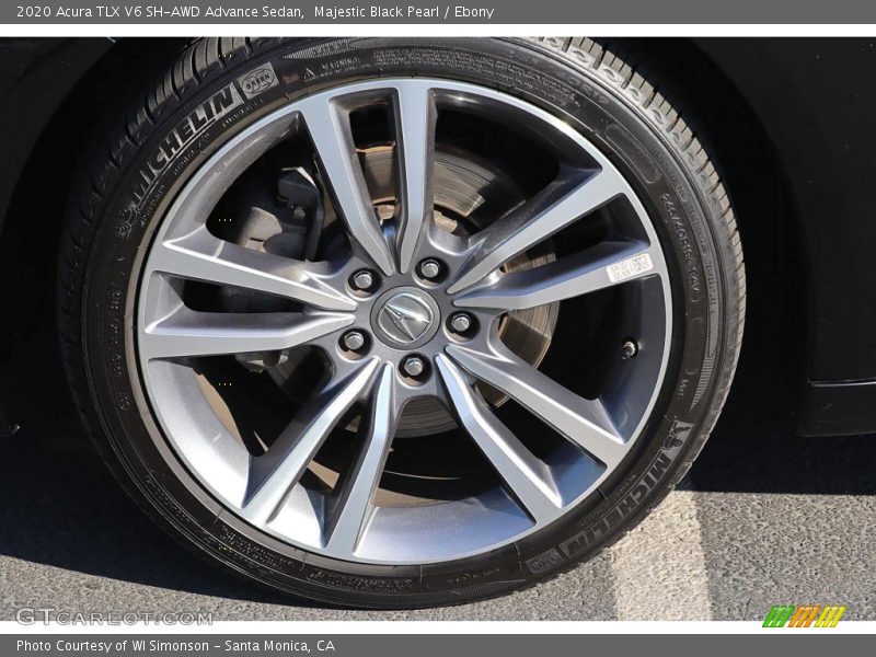 Majestic Black Pearl / Ebony 2020 Acura TLX V6 SH-AWD Advance Sedan