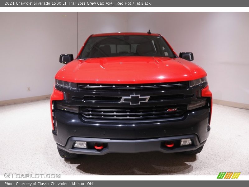 Red Hot / Jet Black 2021 Chevrolet Silverado 1500 LT Trail Boss Crew Cab 4x4