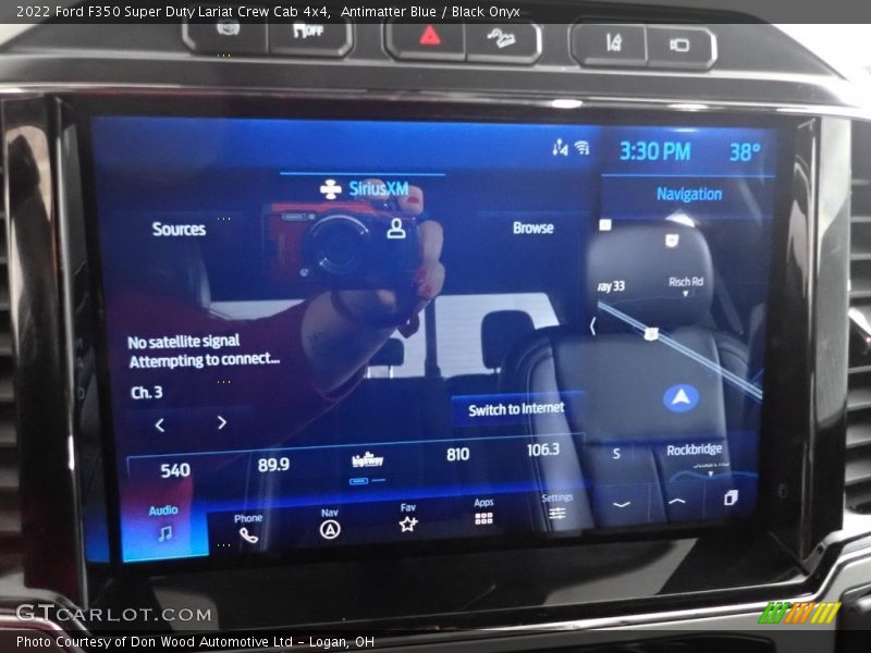 Antimatter Blue / Black Onyx 2022 Ford F350 Super Duty Lariat Crew Cab 4x4
