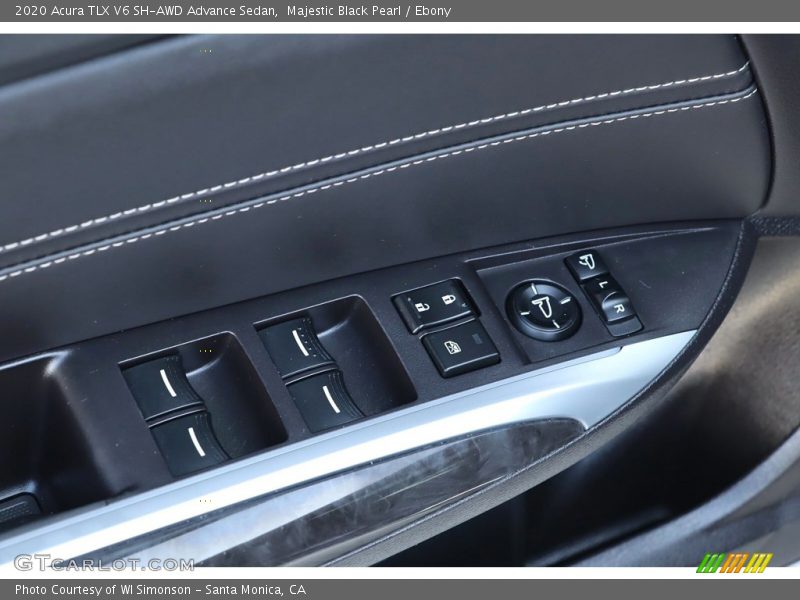 Majestic Black Pearl / Ebony 2020 Acura TLX V6 SH-AWD Advance Sedan