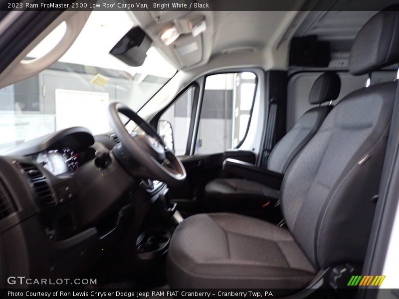  2023 ProMaster 2500 Low Roof Cargo Van Black Interior