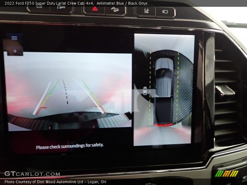 Antimatter Blue / Black Onyx 2022 Ford F350 Super Duty Lariat Crew Cab 4x4