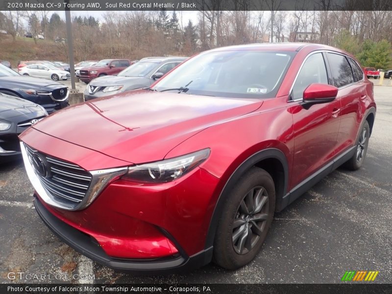 Soul Red Crystal Metallic / Black 2020 Mazda CX-9 Touring AWD