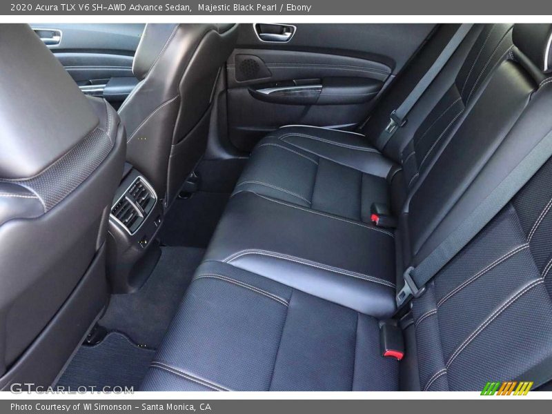 Majestic Black Pearl / Ebony 2020 Acura TLX V6 SH-AWD Advance Sedan