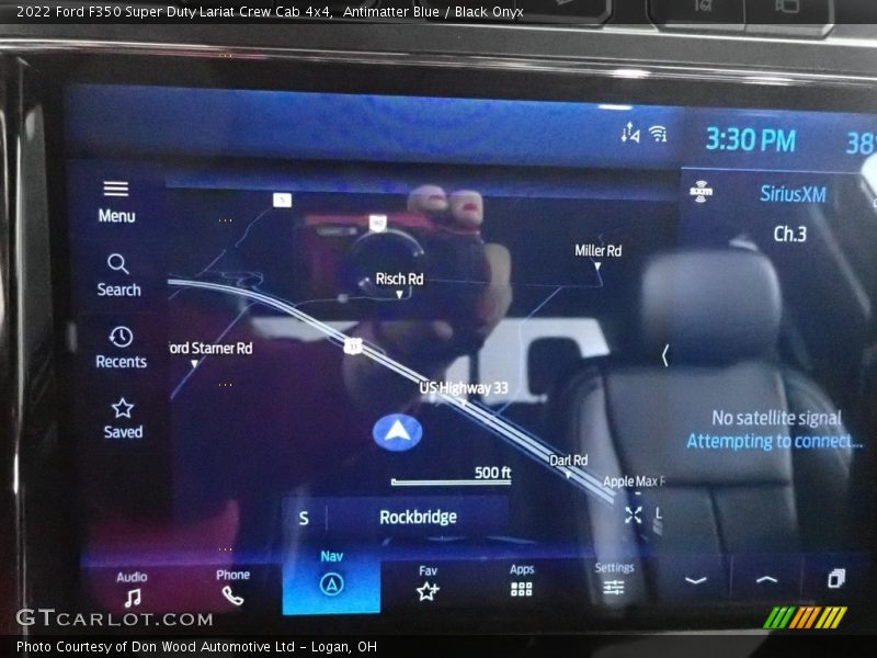 Antimatter Blue / Black Onyx 2022 Ford F350 Super Duty Lariat Crew Cab 4x4