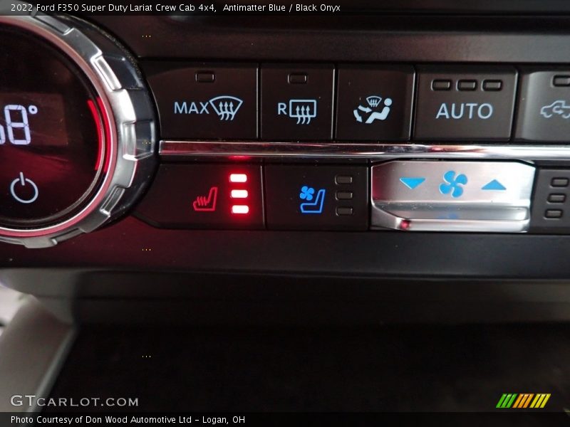 Antimatter Blue / Black Onyx 2022 Ford F350 Super Duty Lariat Crew Cab 4x4