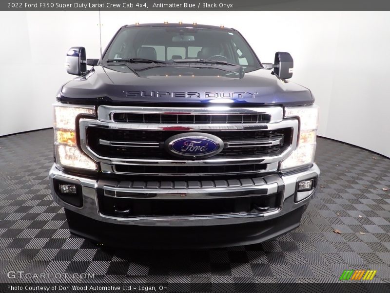 Antimatter Blue / Black Onyx 2022 Ford F350 Super Duty Lariat Crew Cab 4x4