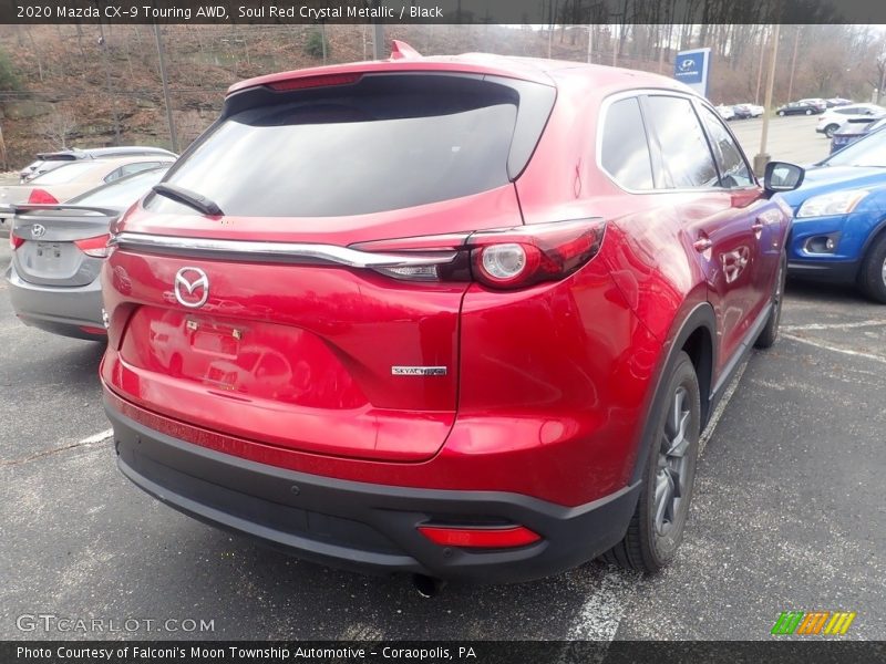 Soul Red Crystal Metallic / Black 2020 Mazda CX-9 Touring AWD