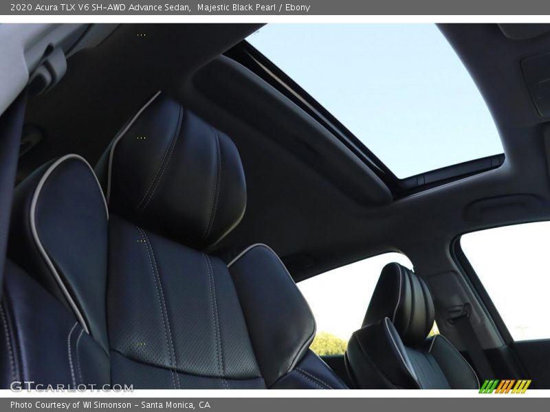 Majestic Black Pearl / Ebony 2020 Acura TLX V6 SH-AWD Advance Sedan