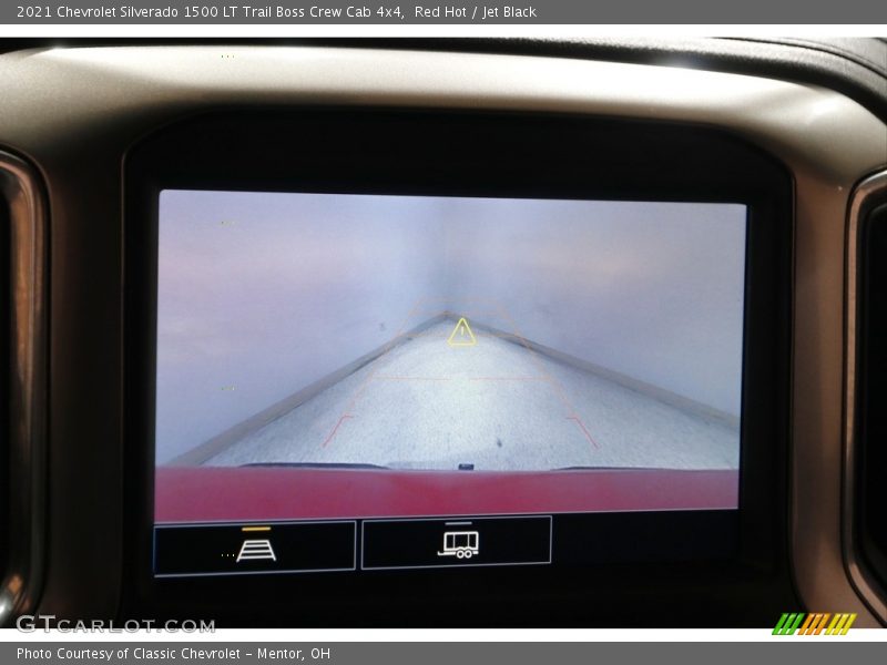 Red Hot / Jet Black 2021 Chevrolet Silverado 1500 LT Trail Boss Crew Cab 4x4